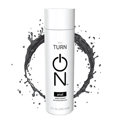 Anal Lubricant by Turn On Personal Lubricant, Silicone Based Anal Lube for Anal Sex, Paraben Free Personal Lube for Couples, 8 ounces