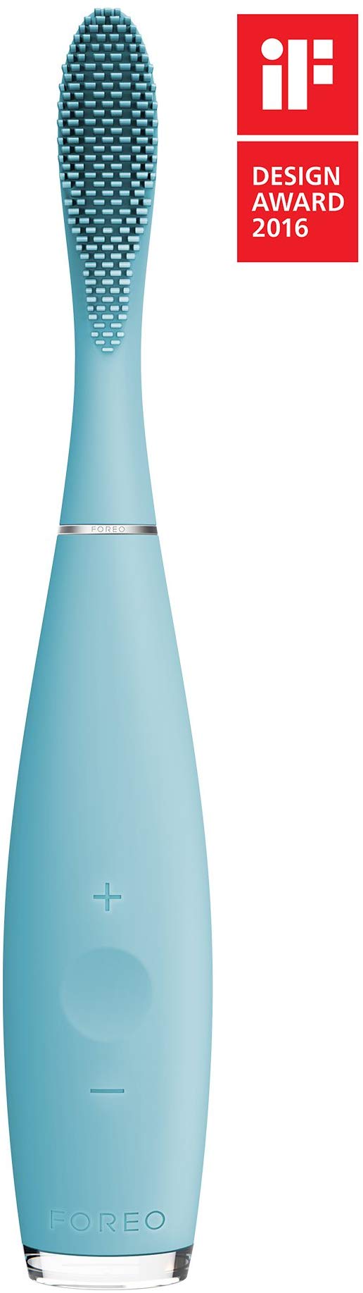 FOREO ISSA Rechargeable Electric Toothbrush, Complete Oral Care Solution with Soft Silicone Bristles for Gentle Gum Massage, Mint