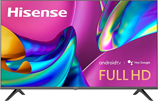 Hisense A4 Series 32-Inch FHD 1080p Smart Android TV with DTS Virtual X, Game & Sports Modes, Chromecast Built-in, Alexa Compatibility (32A4FH, 2022 New Model)