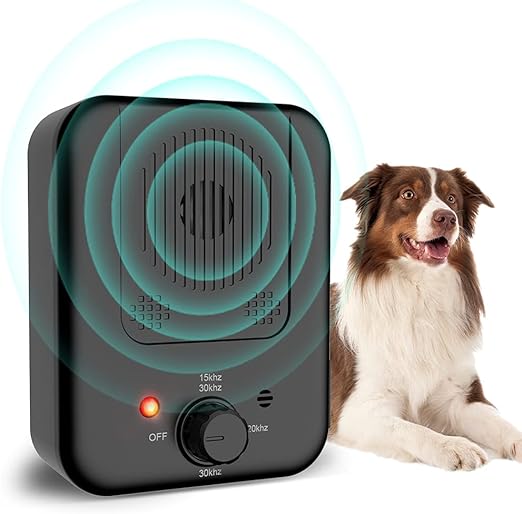 Anti Barking Device, Dog Barking Control Devices to Stop Neighbors Dog Barking, Rechargeable 3 Modes 50 Ft Range Bark Control Device，Stop Dog Barking Device for Indoor & Outdoor Use