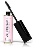 Eyelash and Eyebrow Serum - 10 ML Bottle - With Biotin  Peptides  Panthenol  Plant Stem Cells For Thicker Stronger and Fuller Looking Lashes and Brows - By Body Merry