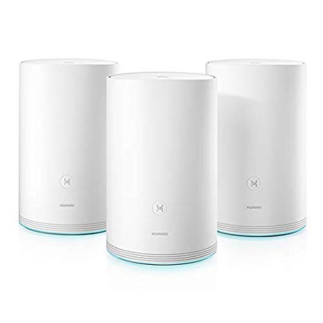 Huawei Q2 WiFi- Super Fast Home/Business mesh router system, 5GHz 867 Mbps WiFi, say goodbye to dead spots and buffering! Pack of 3- White