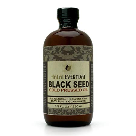 8 oz Black Seed Oil, 100% Pure Black Cumin Seed Oil Cold Pressed in the USA (Black Seed Imported from Egypt)