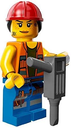 The Lego Movie Gail the Construction Worker Minifigure Series 71004