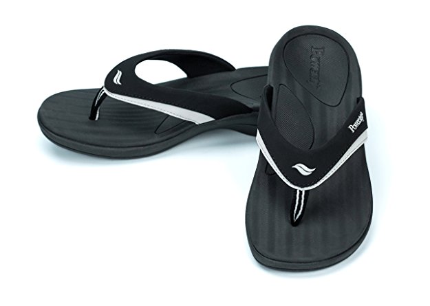 Powerstep Women’s Fusion Flip-Flop Sandals – Orthotic Sandal with Built-in Arch Support for Plantar Fasciitis and Flat Feet