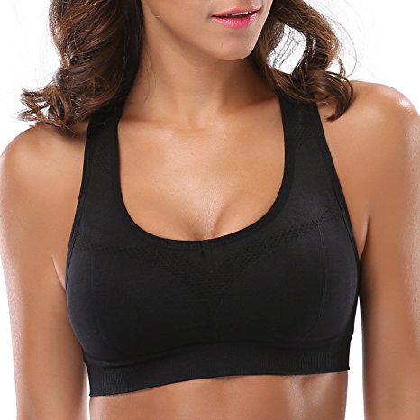 Mirity Women Racerback Sports Bras - High Impact Workout Gym Activewear Bra