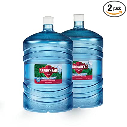 Arrowhead Spring Water - Two Bottle Bundle (5-Gallons each bottle), 640 Fl Oz (Pack of 2)…