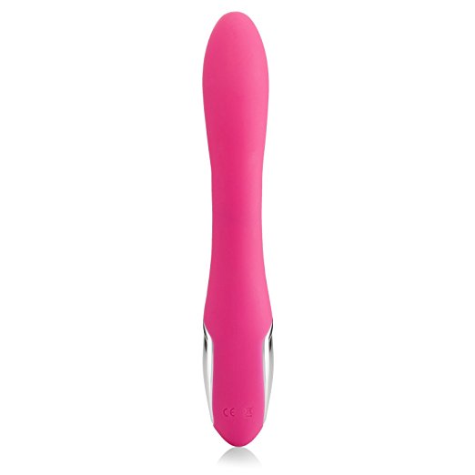 Arvidsson Rechargeable Magic Wand Massager Rose Pink 10 x Frequency Vibration, Waterproof Wireless Wand Vibrator, Flexible Odorless Silicone, Shark-head Electric Massager