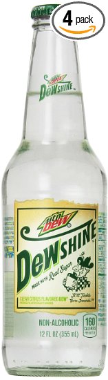 Dewshine Made with Real Sugar 4- 12 Oz. Bottles