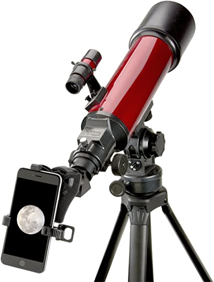 Carson Red Planet Series 25-56x80mm Refractor Telescope with Universal Smartphone Digiscoping Adapter (RP-200SP)