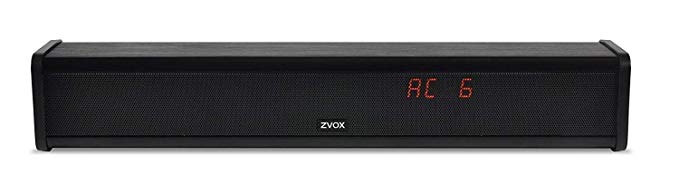 AccuVoice AV203 Sound Bar TV Speaker Hearing Aid Technology, Six Levels Voice Boost - 30-Day Home Trial