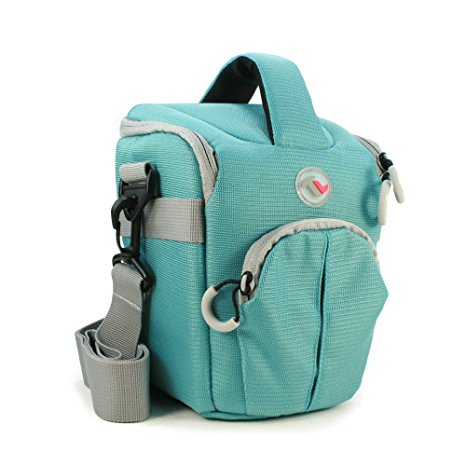 Expo-1 Compact Water-Resistant Outdoor Adventure Camera Bag in (Medium) - Turquoise - (Canon EOS EOS M, 100, 1200D, 100D, 700D, 60D, 70D, 7D, 6D, G16, G15, G1 X Mark II, S200, / 350D / 400D / 40D / 30D / 5D / 1000D / 450D / SX1 / 500D / 50D / SX10 / SX110 / SX120 / 7D, 1D, 5D, 1D c, 1D c, 1D x, / 1D / 550D / EOS 5D MARK II III IV, G16, SX510 HS, SX170 / SX30 IS / 60D, 650D, 6D / 1D Mark IV / 1100D / 600D / XA20, XA25, HFG30, 100D, 700D)