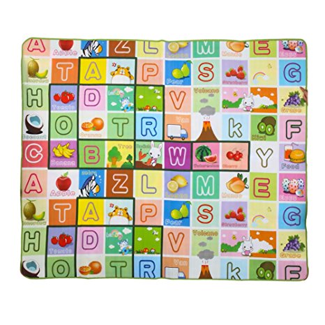 Vktech® Baby Crawling Mat Baby Toy Play Mat Carpet Child Game Pad Blanket Picnic Mat (Stlye A)