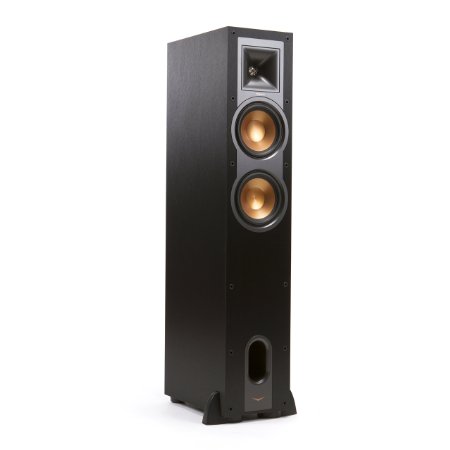 Klipsch R-26F Dual 6-Inch Floorstanding Speaker Brushed Black