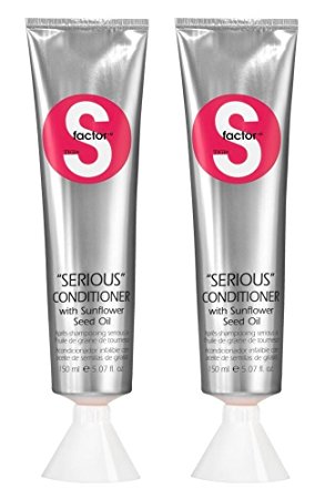 TIGI S Factor Serious Conditioner with Sunflower Seed Oil, 5.07 Fl Oz (Pack of 2)