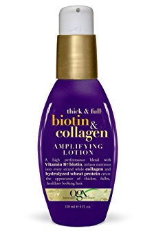 OGX Lotion, Amplifying Thick & Full Biotin & Collagen, 4oz