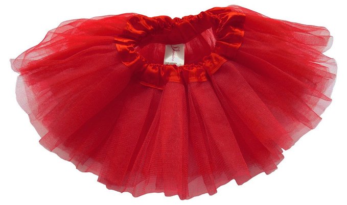 Dancina Baby Girls' Toddlers Tutu Classic Triple Layer Tulle 6 to 18 Months Plus