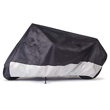 Budge Sportsman Motorcycle Cover Waterproof Fits Motorcycles up to 96" Long (Black, Polyester)