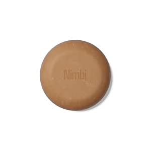 Nimbi Shave Foam Puck Clay, Fragrance-Free Solid Shaving Foam, Face and Body, 48 Uses, Pack of 1.