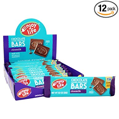 ENJOY LIFE Bar Rice Milk Chocolate Dairy Free Cs, 1.12 OZ