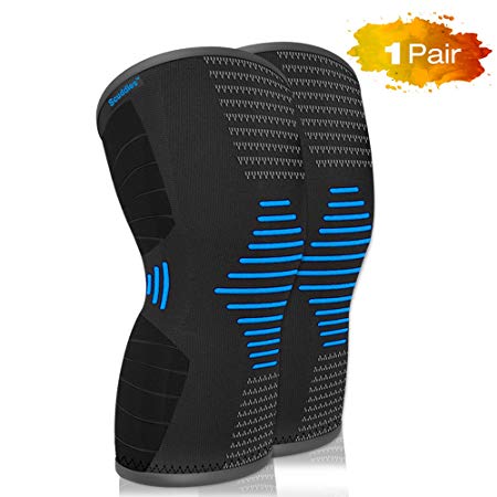 scuddles Knee Brace for Women, Men Compression Sleeve Support for Running, Jogging, Sports - Brace for Joint Pain Relief, Arthritis and Injury Recovery