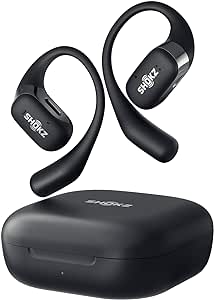 SHOKZ OpenFit Open Ear True Wireless Bone Conduction Earbuds - Black