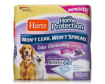 Hartz Home Protection Lavender Scent Odor Eliminating Gel Dog Pads