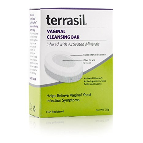 Rapid Relief Feminine Care Vaginal Cleansing Soap All-Natural 100% Guaranteed Doctor Recommended for yeast infections vaginal itch odor irritation soreness burning restores pH balance by terrasil®