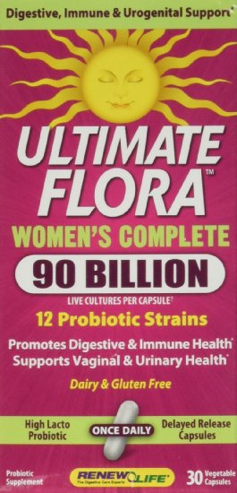 Ultimate Flora Women/'s Complete 90 Billion (30 Veg. Capsules)