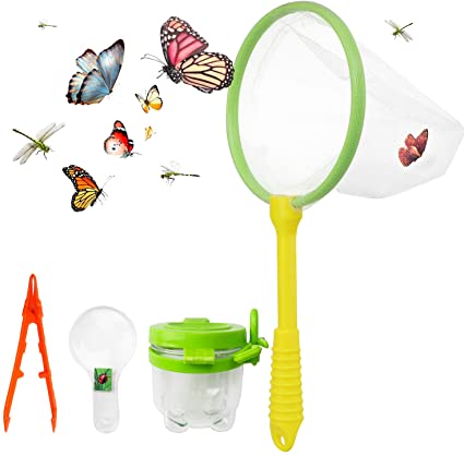 STEAM Life Educational Bug Catcher Kit for Kids | Bug Collection and Kids Explorer Kit Includes Butterfly Net, Bug Observation Capsule and Magnifying Glass | Science Toy for Boys and Girls 3 4 5 6 7