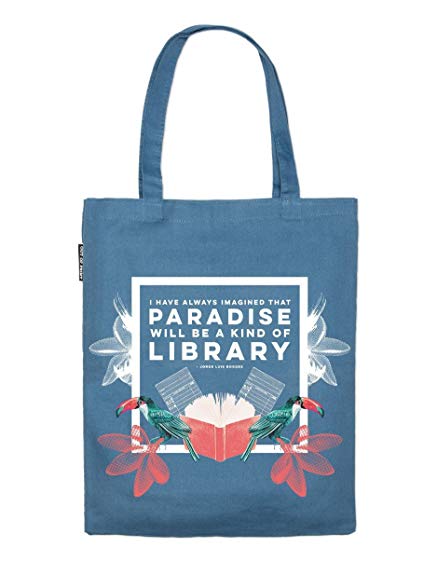 Out of Print Literary and Book-Themed Canvas Tote Carrying Bag for Book Lovers, Readers, and Bibliophiles
