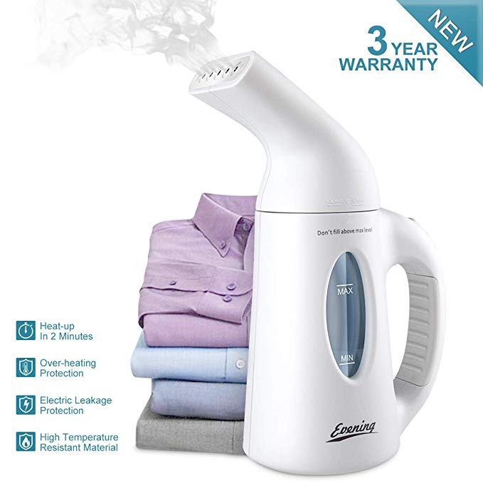Steamer for Clothes Travel Steamer Clothes Steamer for Home and Travel Fast Heats Up Handheld Steamer 7-in-1 Portable Steamer with Remove Wrinkles, Clean, Sterilize, Sanitize, Refresh, Treat, Defrost