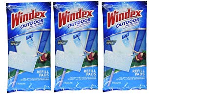 WINDEX OUTDOOR ALL-IN-ONE PADS REFILL 2 CT 3 pack