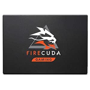 Seagate Firecuda 120 SSD 1TB up to 560 Mb/s Internal Solid State Drive - 2.5 Inches SATA 6Gb/s 3D TLC for Gaming Desktop Laptop (ZA1000GM1A001, Black)