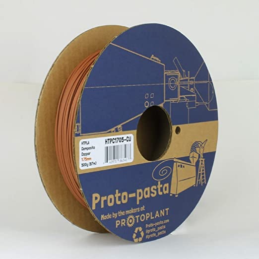 Proto-Pasta - HTPC1705-CU Proto-pasta Composite Copper HTPLA, 1.75mm 500g