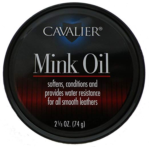 Cavalier Mink Oil Softens, Conditions, Provides Water Resistance For All Smooth Leather - 2.6 Ounces