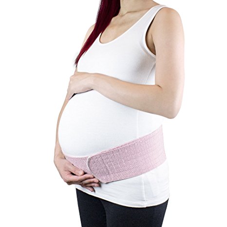 Bracoo Adjustable Maternity Support Belt, Breathable Abdominal Wrap for Prenatal and Postpartum Comfort