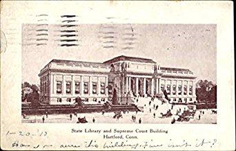 State Library and Supreme Court Building Hartford, Connecticut Original Vintage Postcard