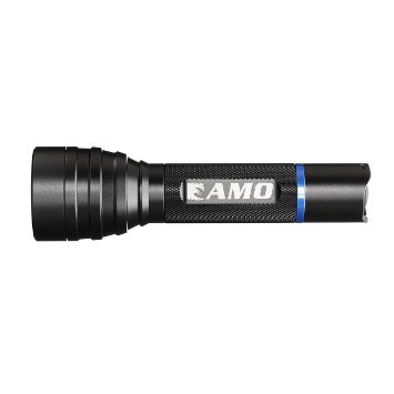 AMOTECH AT-FL4202 1080P FHD Compact Security Flashlight Camcorder with IP68 Waterproof for Underwater Operation