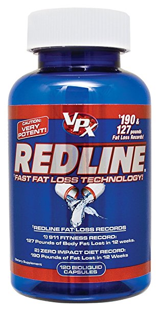 VPX REDLINE Fat Incinerator Liquid Gel Capsules, 120-Count Bottle