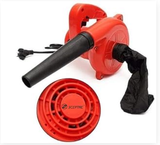 Sceptre 600 W, 140 Miles/Hour Electric Air Blower Dust Cleaner Blower for Cleaning Dust (Red) & VACCUM