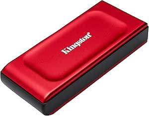 Kingston XS1000 2TB External SSD USB 3.2 Gen 2 Portables Laufwerk Rot-SXS1000R/2000G