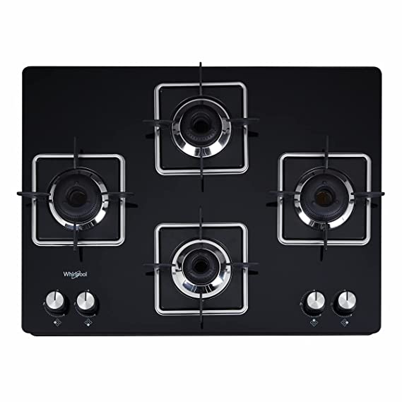 Whirlpool 4 Burner Heavy Duty Forged Brass Gas Stove with Rust Free Body (GRANDIOSA ULTRA 704 CT) - Manual Ignition