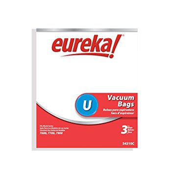 Genuine Eureka Style U Disposable Vacuum Bag 54310C - 3 pack