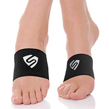 SHINYMOD Arch Support Compression Copper Brace, Planter Fasciitis Arch Support Sleeve for Flat feet, Heel Spurs, High Arch Pain to Relieve Pain -M