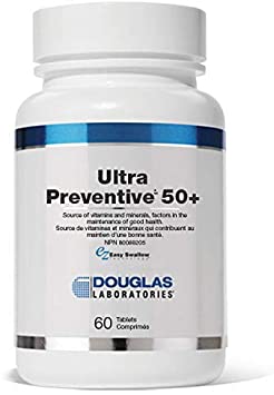 Douglas Laboratories Ultra Preventive 50  | Multivitamin/Mineral Supplement to Support Cognition, Vision and Healthy Aging | 60 Tablets*