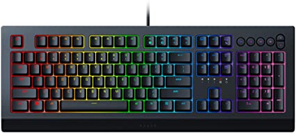 Razer Cynosa V2 Gaming Keyboard: Customizable Chroma RGB Lighting - Individually Backlit Keys - Spill-Resistant Design - Programmable Macro Functionality - Dedicated Media Keys