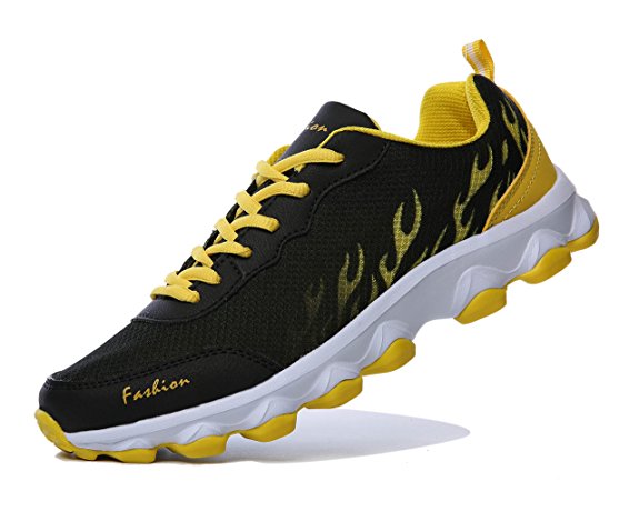 WELMEE Women's Men's Comfortable Breathable Walking Sneakers Lightweight Athletic Tennis Running Shoes
