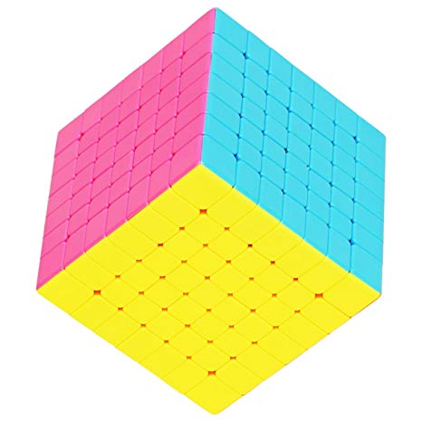 55cube 7x7 Cube Stickerless, Super Reliable - More Smoothly Than Original 7x7 Cube