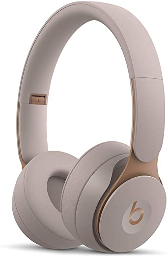 Beats Solo Pro Wireless Noise Cancelling On-Ear Headphones - Apple H1 Headphone Chip, Class 1 Bluetooth, Active Noise Cancelling, Transparency, 22 Hours Of Listening Time - Grey